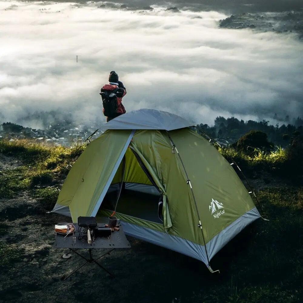 Night Cat Upgraded Lightweight Two Person Backpacking Tent