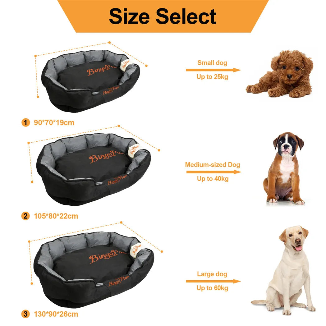 Borwart Orthopedic Waterproof Dog Bed With Removable Cushion