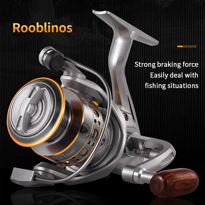 Rooblinos Smooth Spinning Fishing Reel for Freshwater and Saltwater