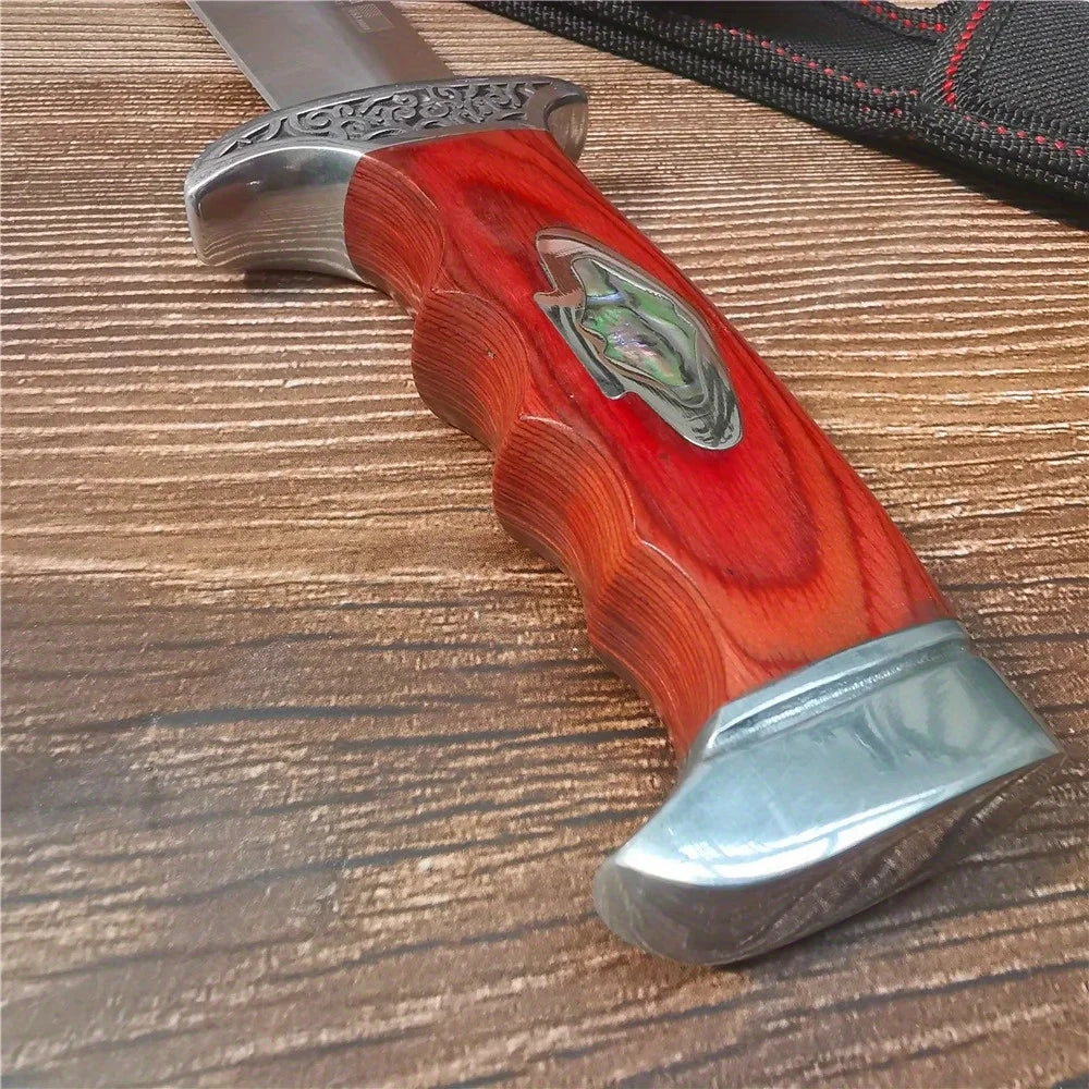 Doom Blade Stainless Steel Fixed Blade Hunting Knife