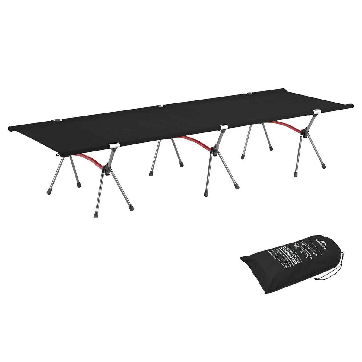 Naturehike Height Adjustable Ultralight Folding Camping Cot