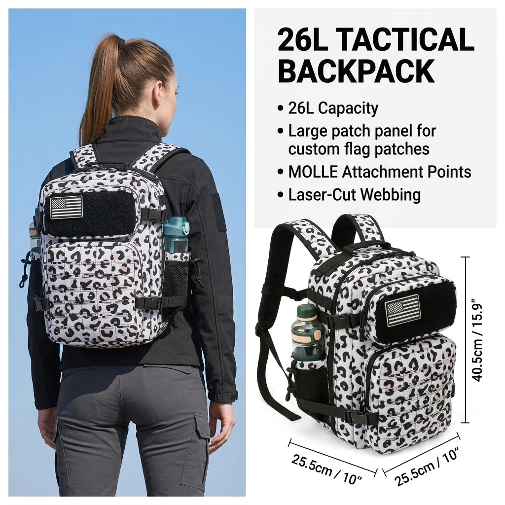 ReFire Gear Tactical Hiking Backpack With Dual Cup Holders