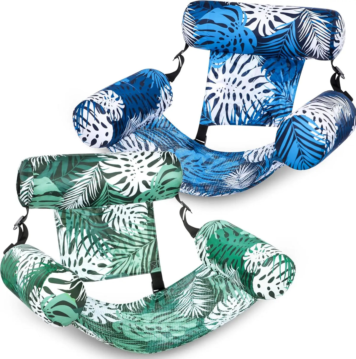 Joyfy Inflatable Pool Chair Leaf Floating Lounger For Adults