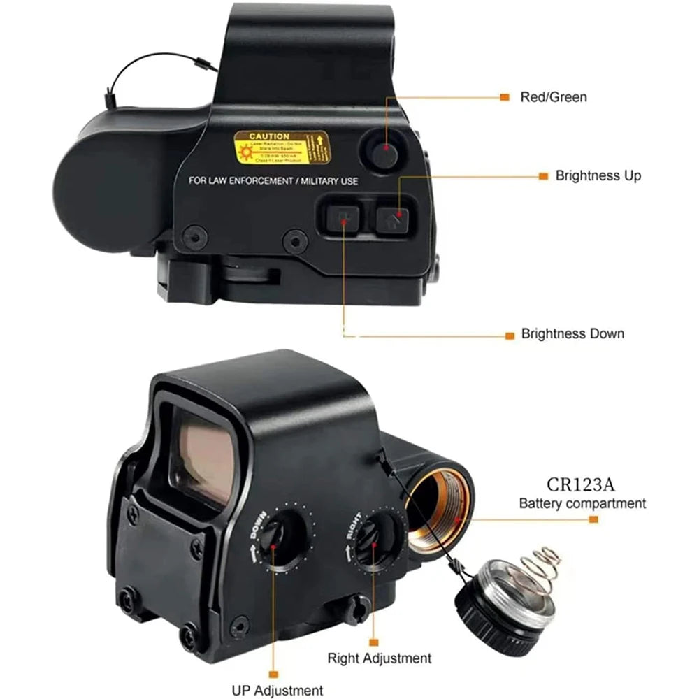 Bestsight Holographic Reflex Dot Sight With Quick Release Mount