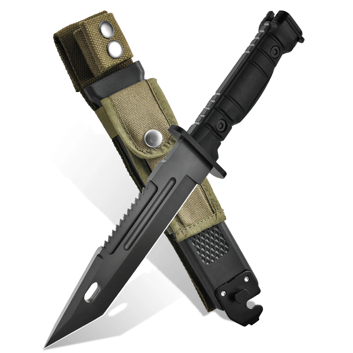 Gdekls Stainless Steel Outdoor Fixed Blade Survival Camping Knife