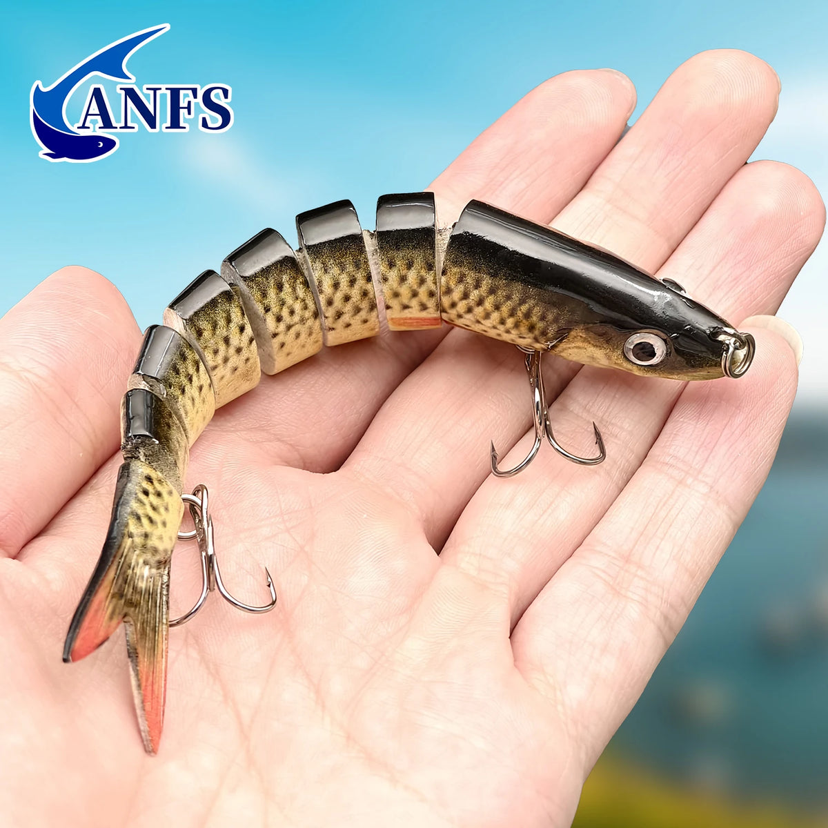 ANFS Jointed Sinking Swimbait Fishing Lures for Realistic Action