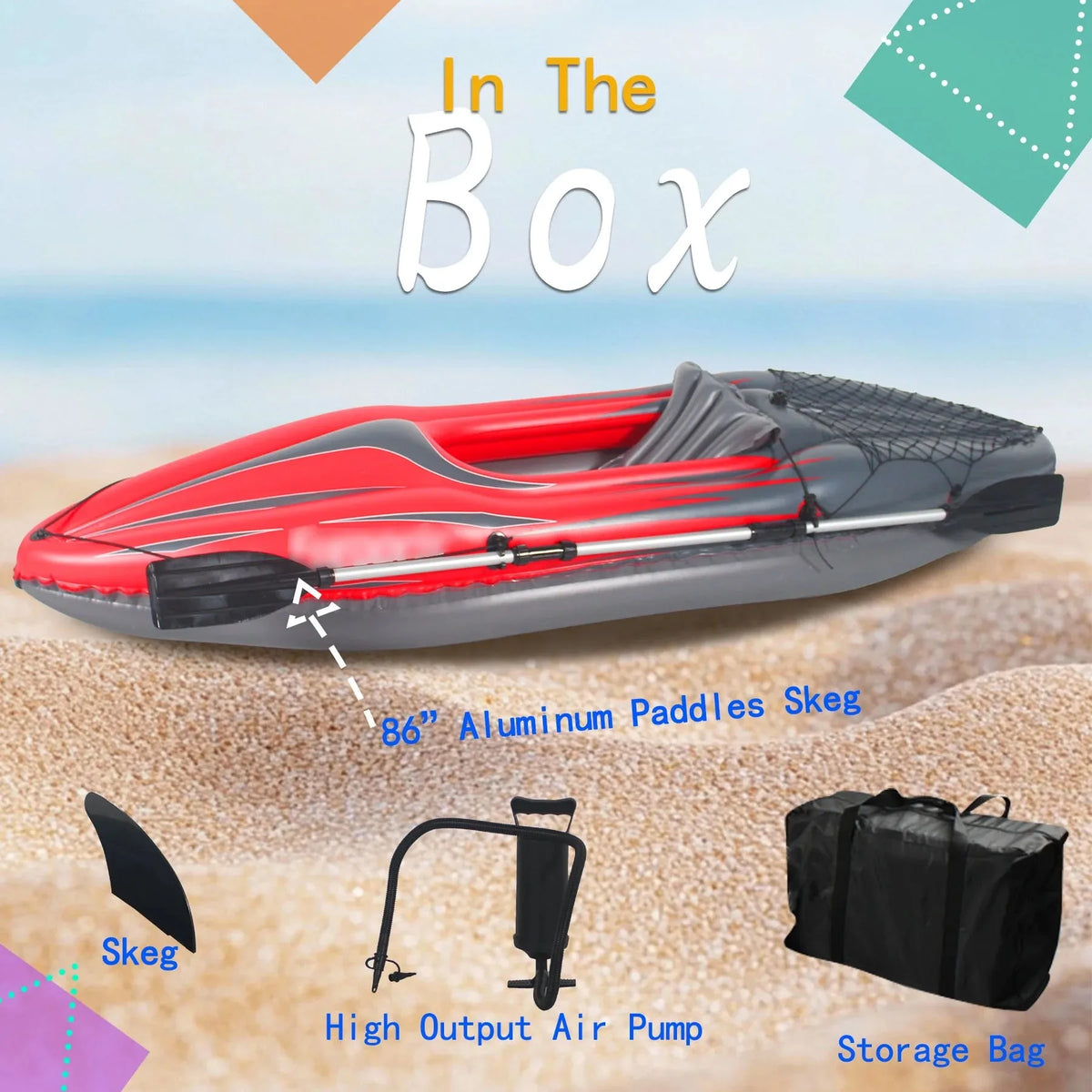 HHSJZWCY Inflatable Fishing Kayak Canoe With Accessories