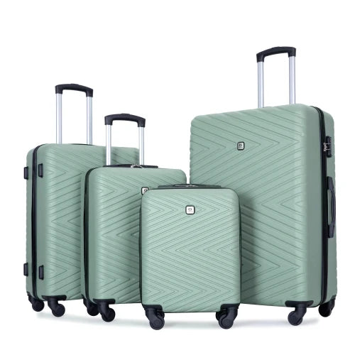 Travelhouse ABS Luggage Set With Spinner Wheels And TSA Lock