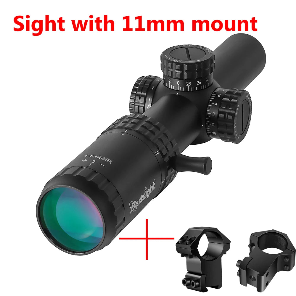 Bestsight Tactical Illuminated Scope With Red And Green Reticle