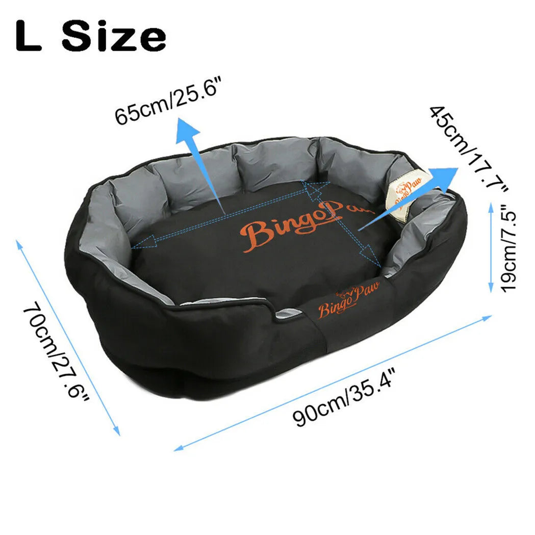 Borwart Orthopedic Waterproof Dog Bed With Removable Cushion
