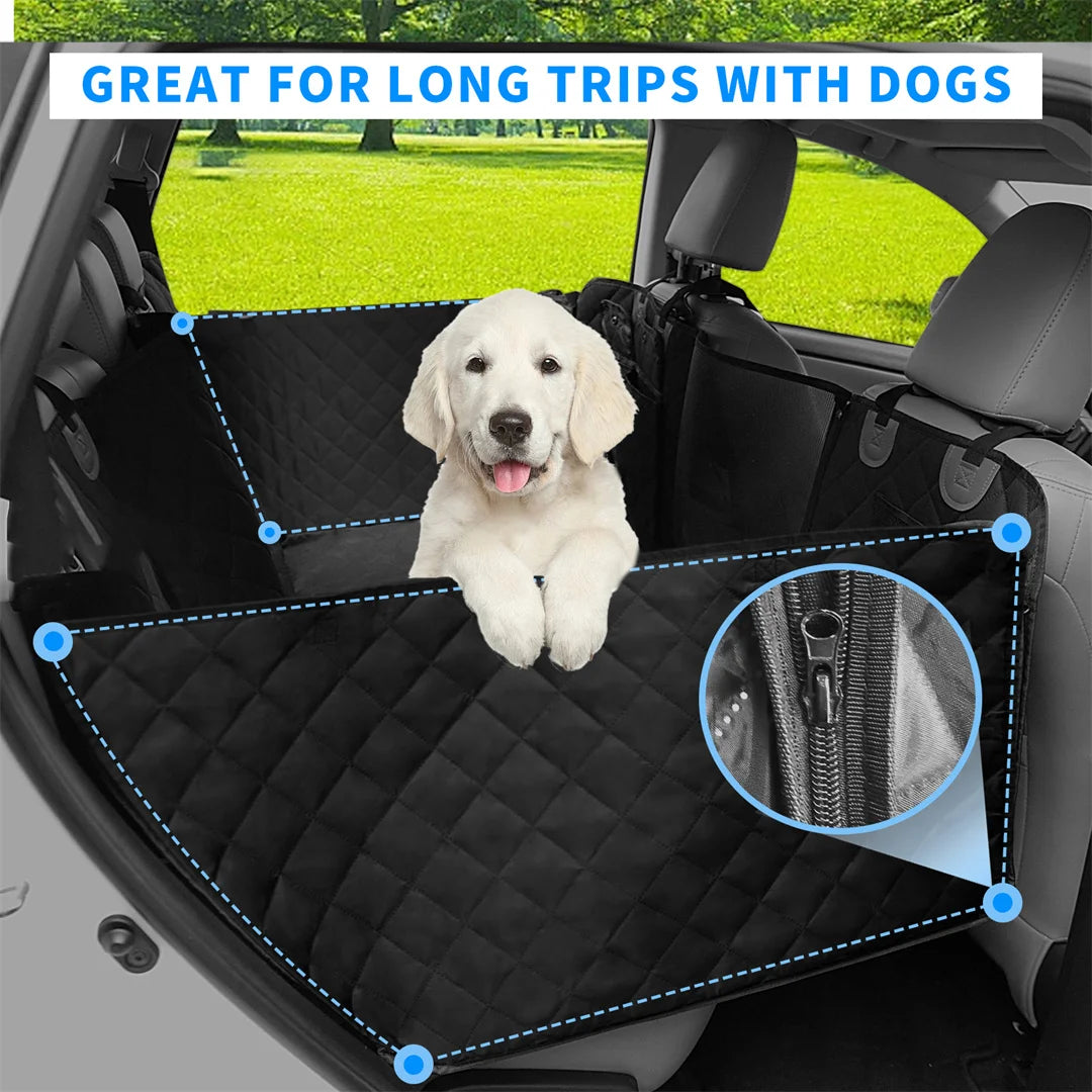 BINGOPAW Waterproof Dog Car Seat Cover Extender Travel Hammock