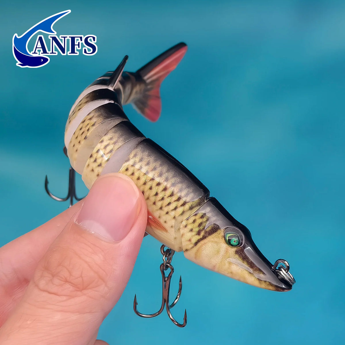 ANFS Multi Jointed Swimbait Fishing Lure for Freshwater and Saltwater