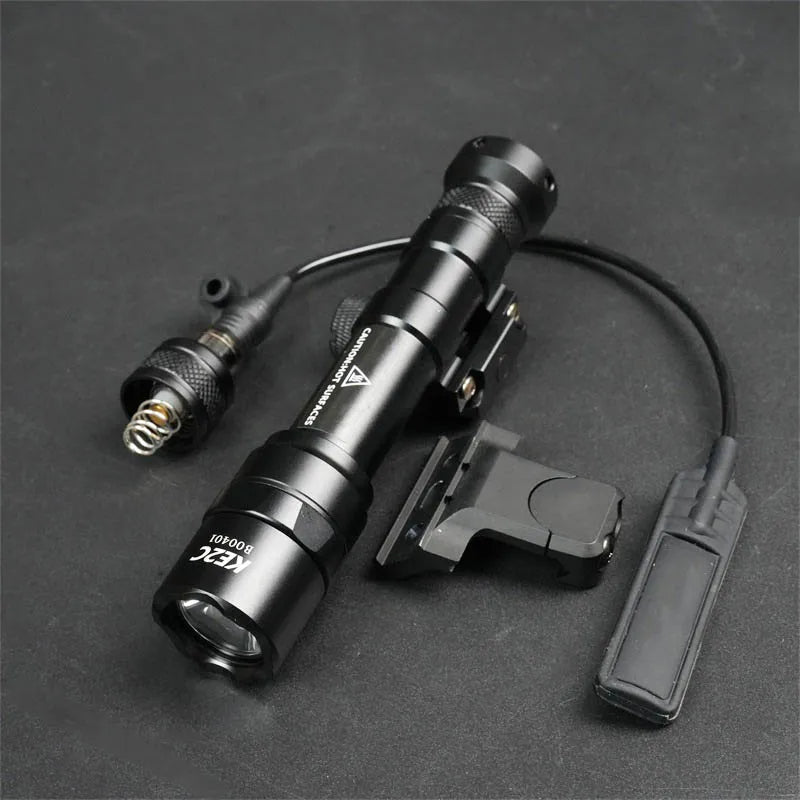 Tactical M300 M600 Rail Mount LED Flashlight for Airsoft Hunting