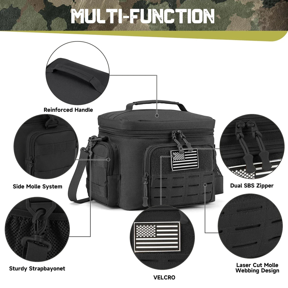 ReFire Gear Tactical Thermal Cooler Bag for Camping and Picnics