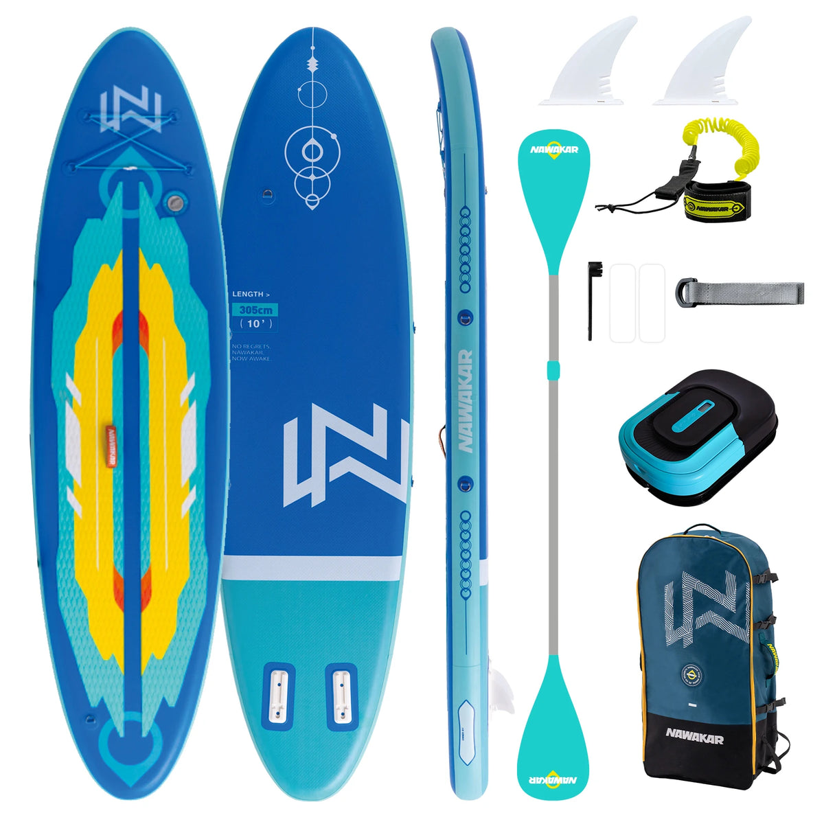 Professional Inflatable Paddleboard For Sea Surfing And Fishing