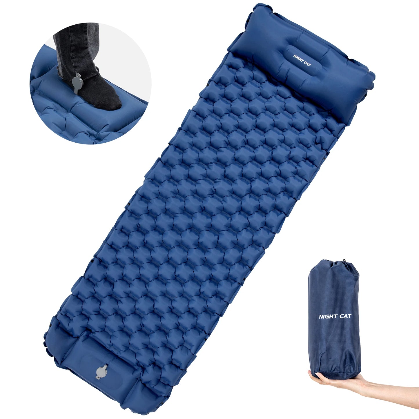 Ultralight Waterproof Camping Air Mattress With Built In Pump