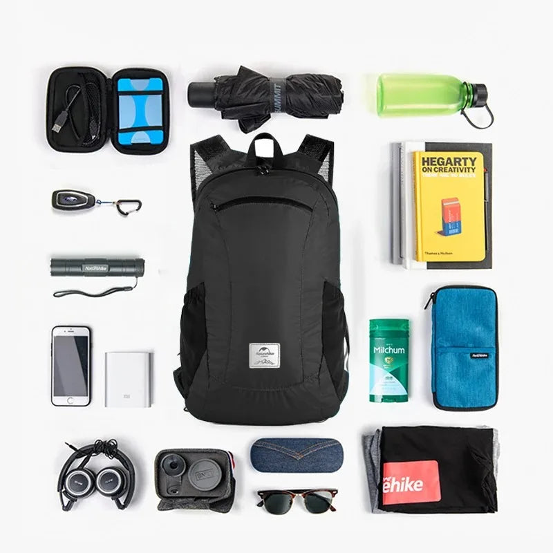Naturehike Foldable Waterproof Nylon Hiking Travel Backpack