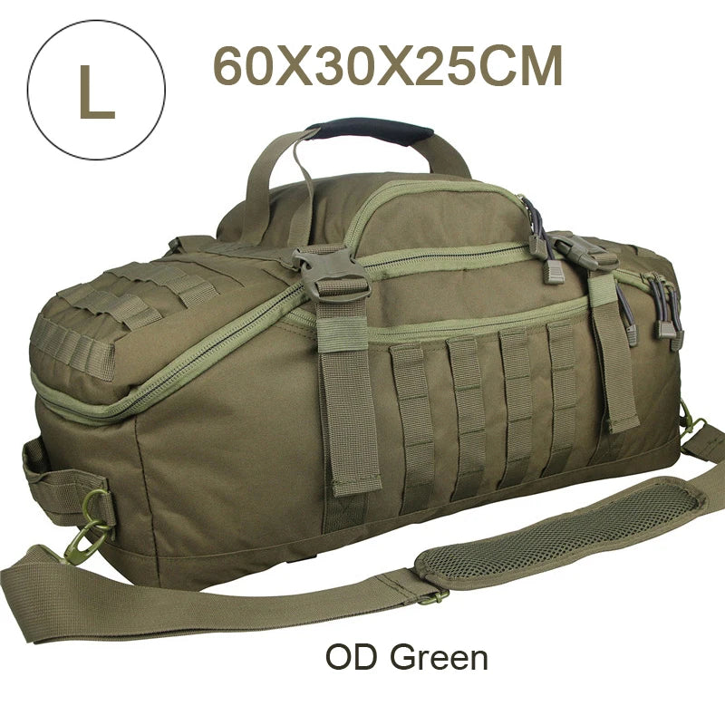 LQARMY Tactical Backpack With Molle Pockets For Travel Hiking