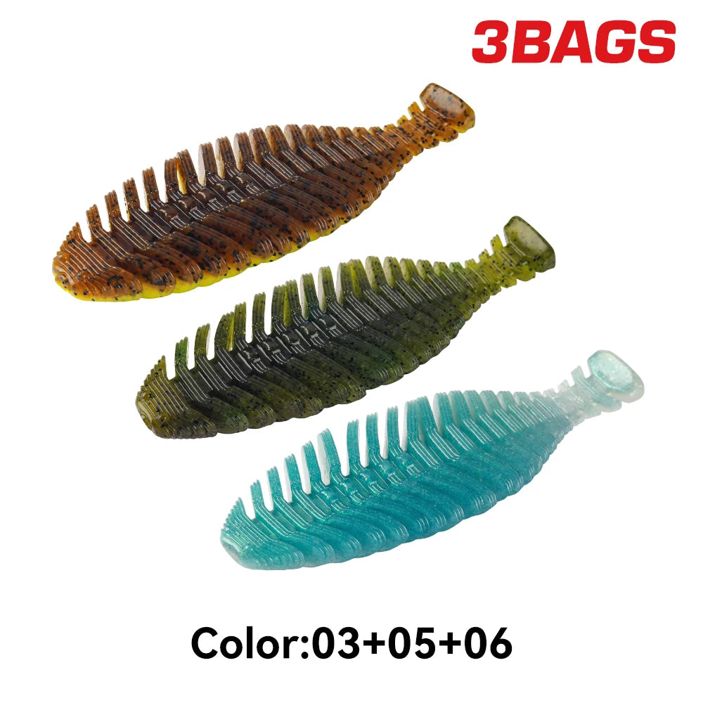 Kingdom Scented Soft T Tail Vibe Swimbait Fishing Lure