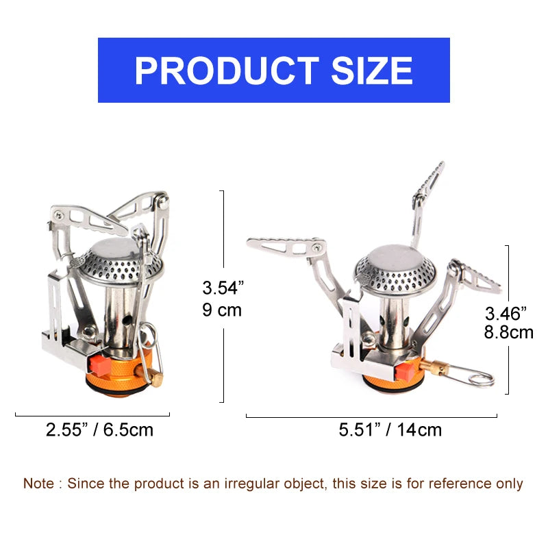 Widesea Portable Camping Cookware Set With Folding Tableware