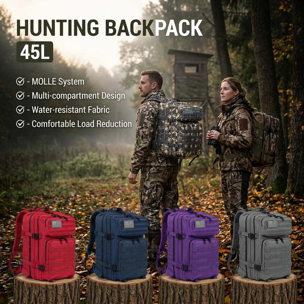 ReFire Gear Tactical Hunting Backpack Featuring Molle Storage And Durability