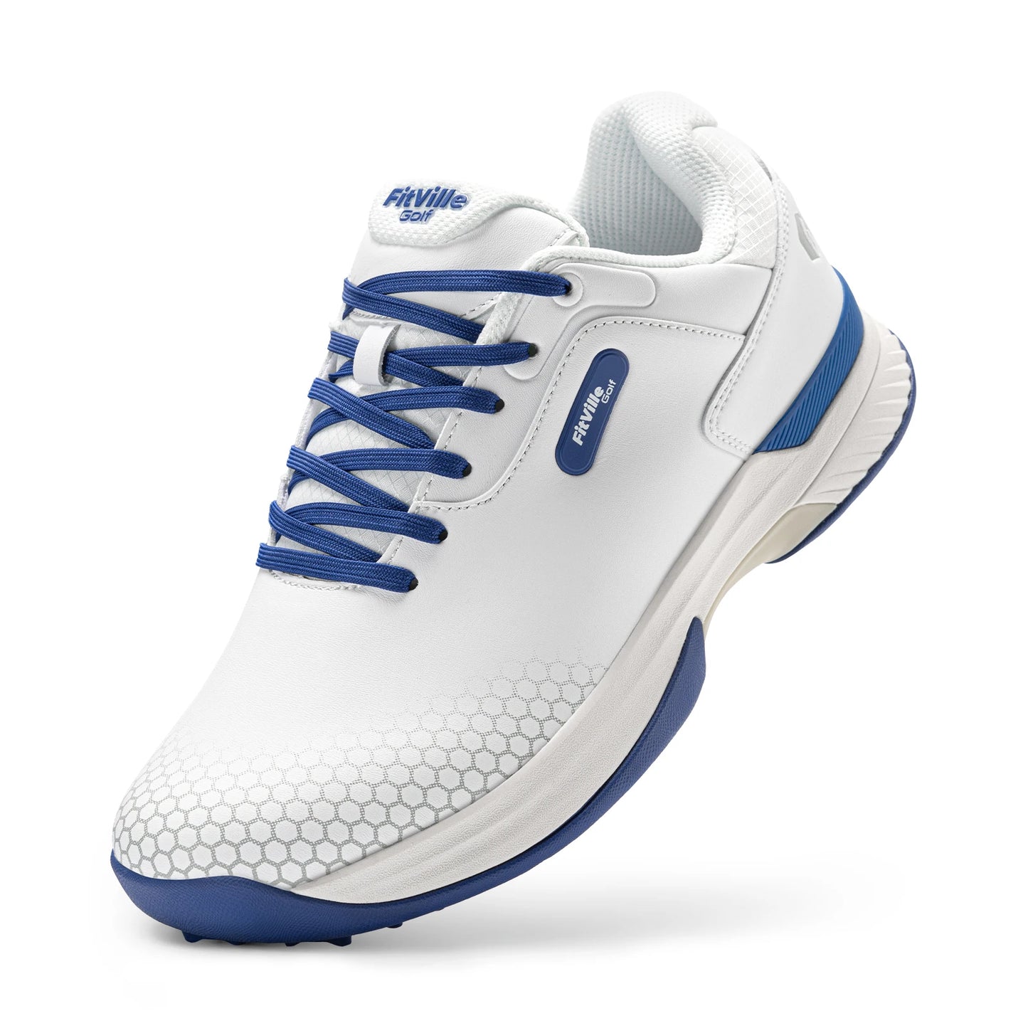 FitVille Men Wide Comfortable Golf And Pickleball Walking Shoes