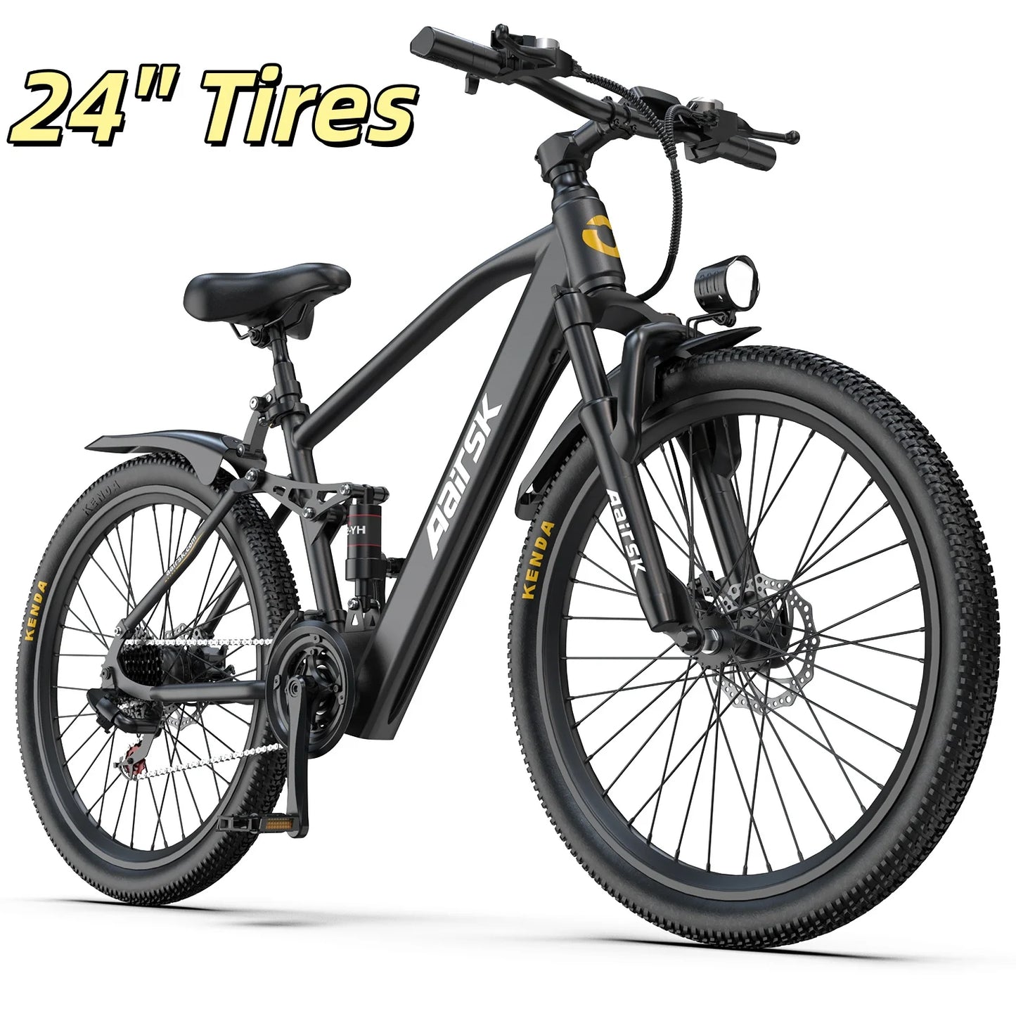 EOEOTWO 750W Peak Electric Mountain Bike With Full Suspension