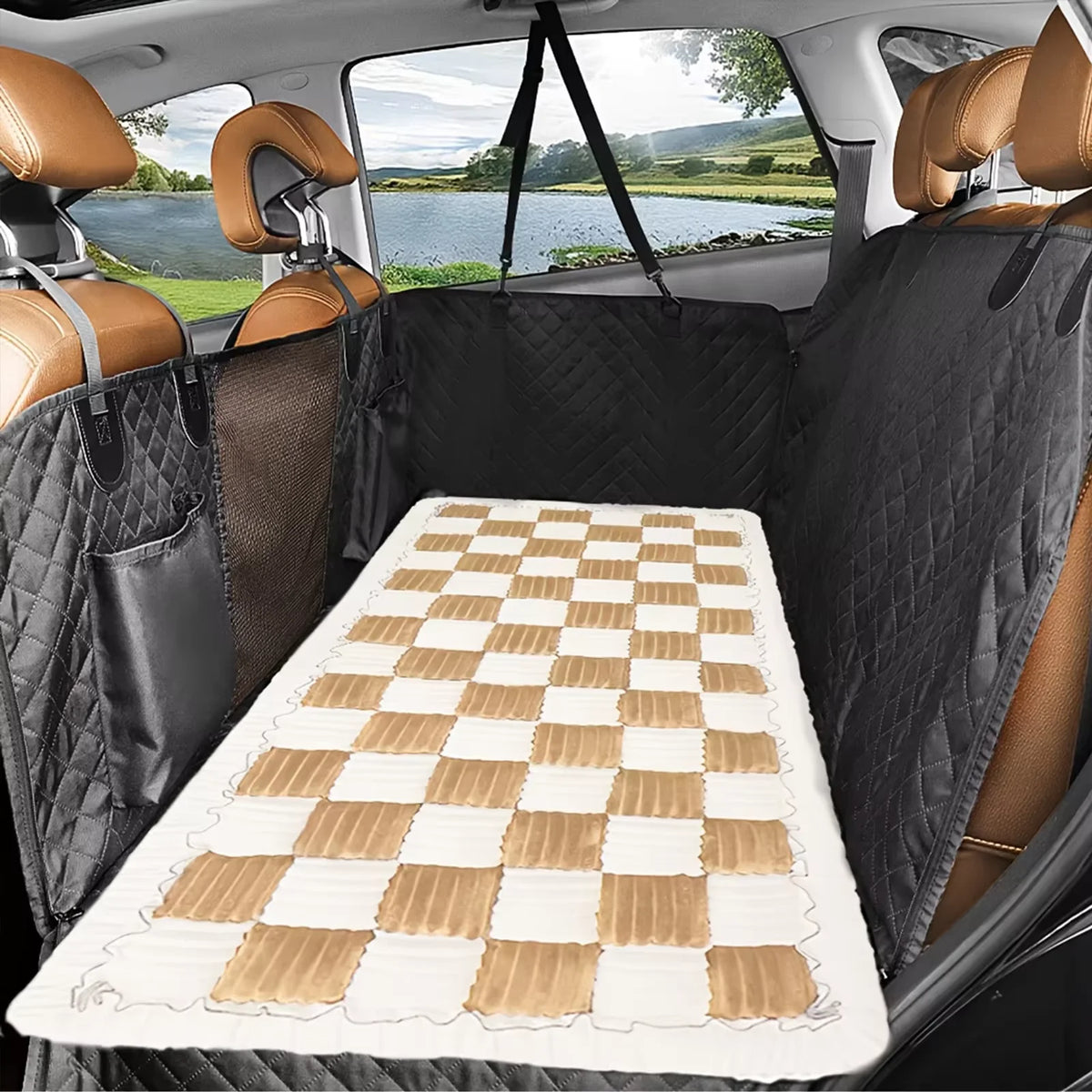 CWV Waterproof Coral Fleece Pet Seat Mat And Sofa Protector
