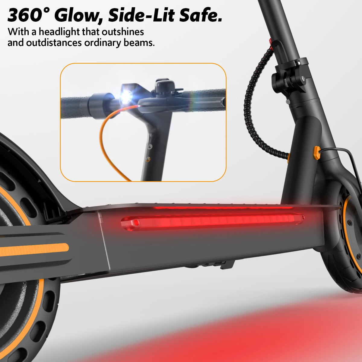 Osboo Electric Scooter 550W Peak Motor Foldable App Control