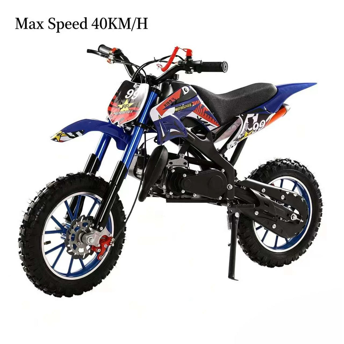 49cc Kids Gas Dirt Bike 2 Stroke Motocross Mini Motorcycle