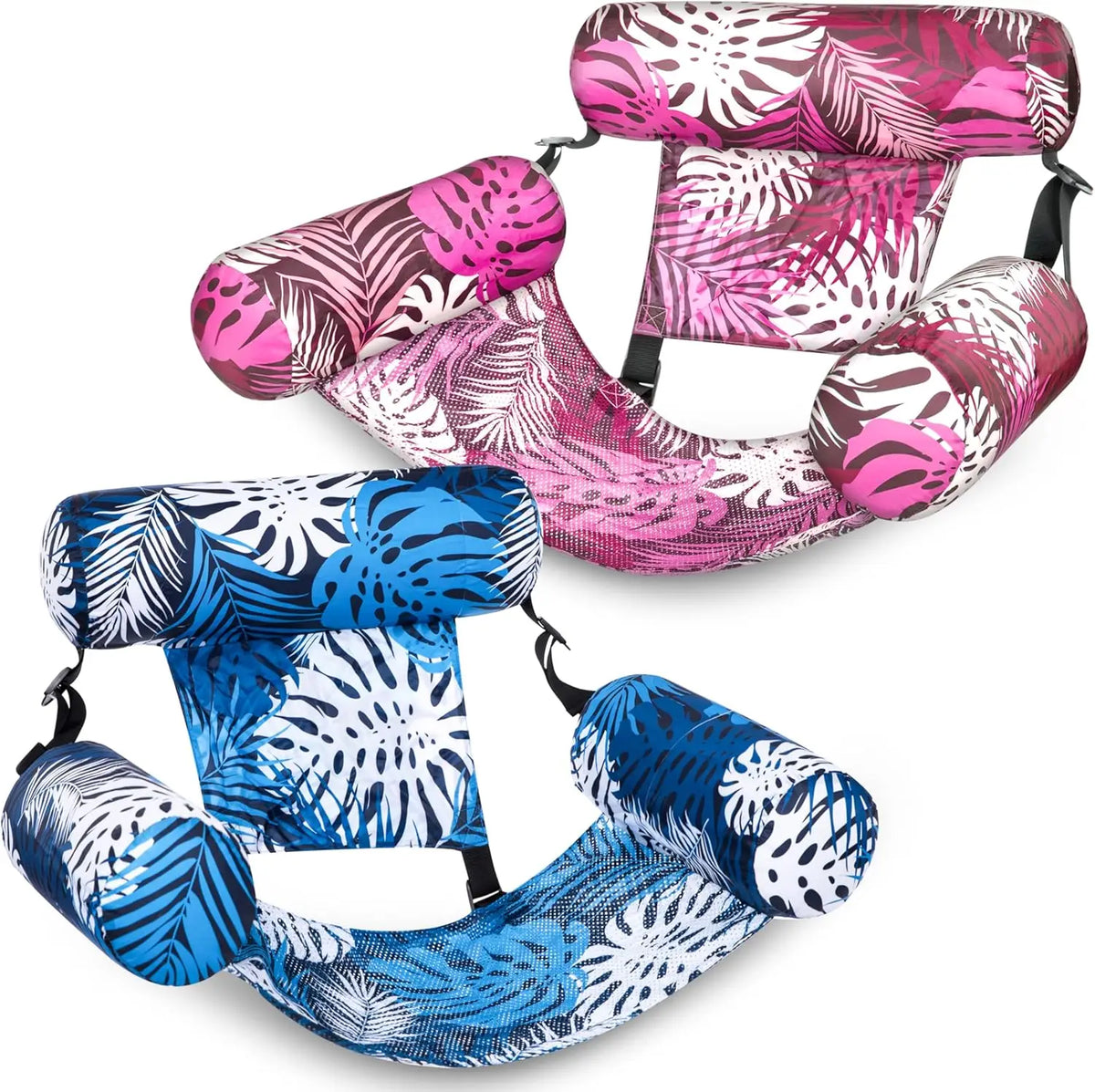 Joyfy Inflatable Pool Chair Leaf Floating Lounger For Adults