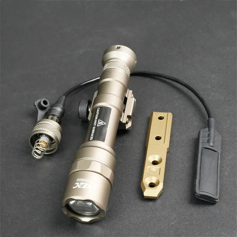 Tactical M300 M600 Rail Mount LED Flashlight for Airsoft Hunting