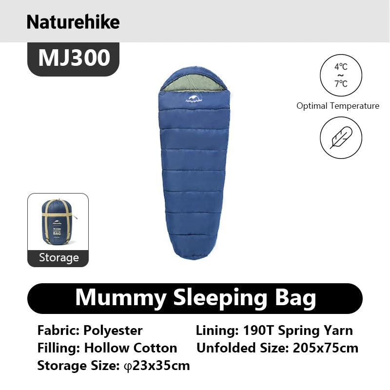 Naturehike Mummy Sleeping Bag For Adults Warm Winter Outdoor Camping