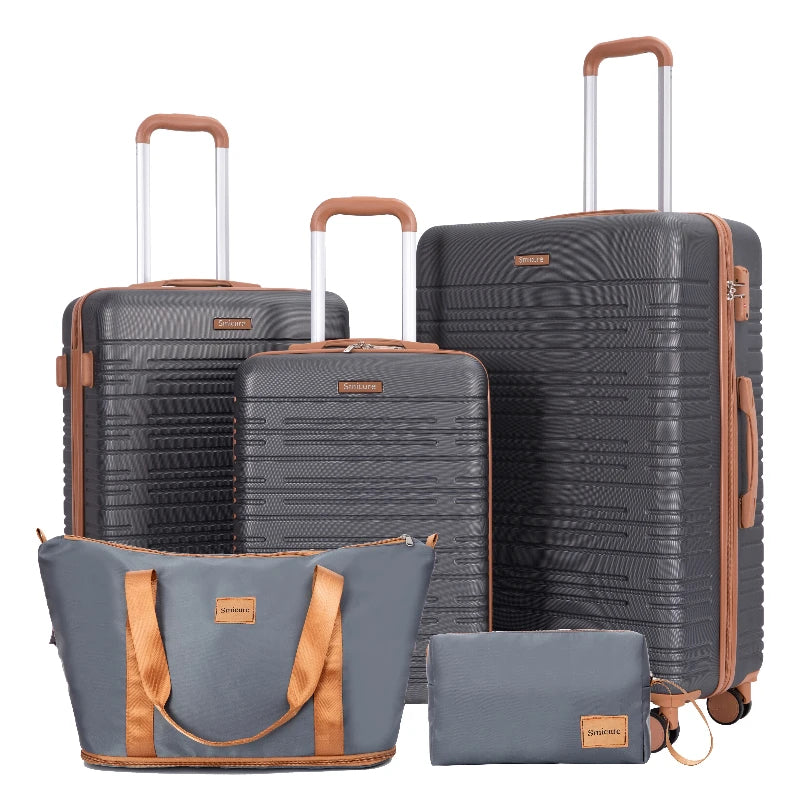 Travelhouse ABS Luggage Set With Spinner Wheels And TSA Lock