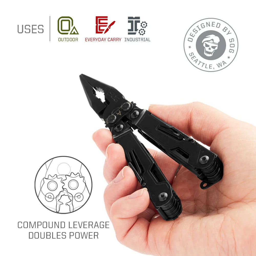 SOG PowerPint 18 In One Stainless Steel Pocket Multi Tool