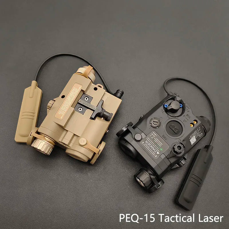 Tactical PEQ15 Dual Laser and Infrared Illuminator for Rifles