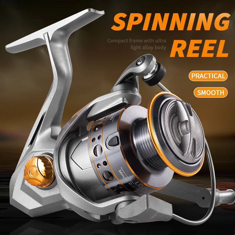 Rooblinos Smooth Spinning Fishing Reel for Freshwater and Saltwater