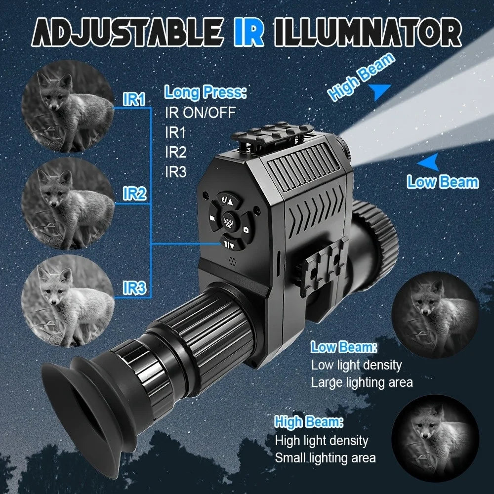 Megaorei AI Zoom Night Vision Rifle Sight With Infrared