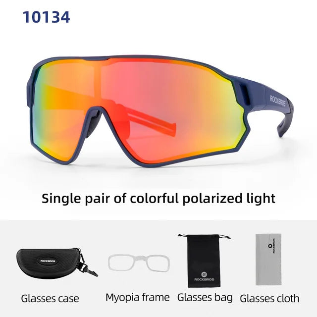Rockbros Polarized Cycling Sunglasses With Uv400 Protection For Men Women