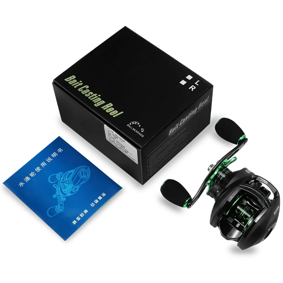 Linnhue BS2000 High Speed Baitcasting Reel With Spare Spool