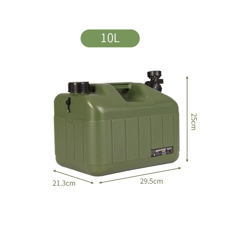Foldable Portable Water Storage Tank With Spigot For Camping Hiking