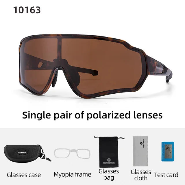 Rockbros Polarized Cycling Sunglasses With Uv400 Protection For Men Women