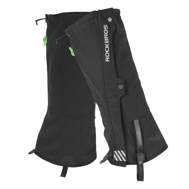 Rockbros Waterproof Leg Gaiters For Outdoor Hiking And Skiing