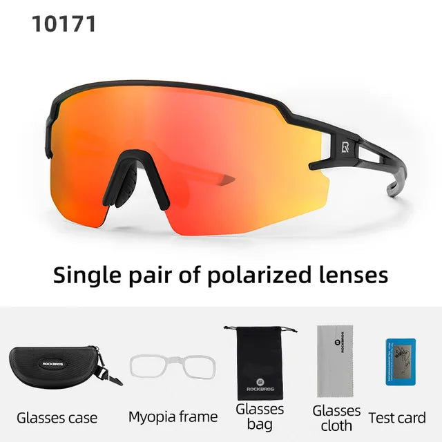 Rockbros Polarized Cycling Sunglasses With Uv400 Protection For Men Women