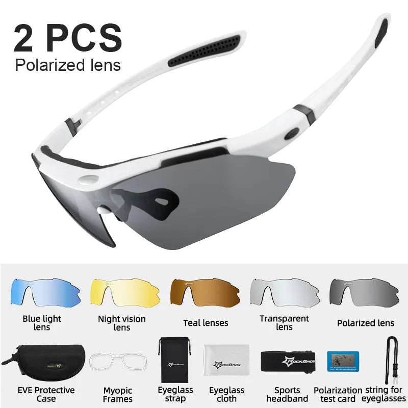 Rockbros Polarized Cycling Sunglasses With Uv400 Protection For Men Women