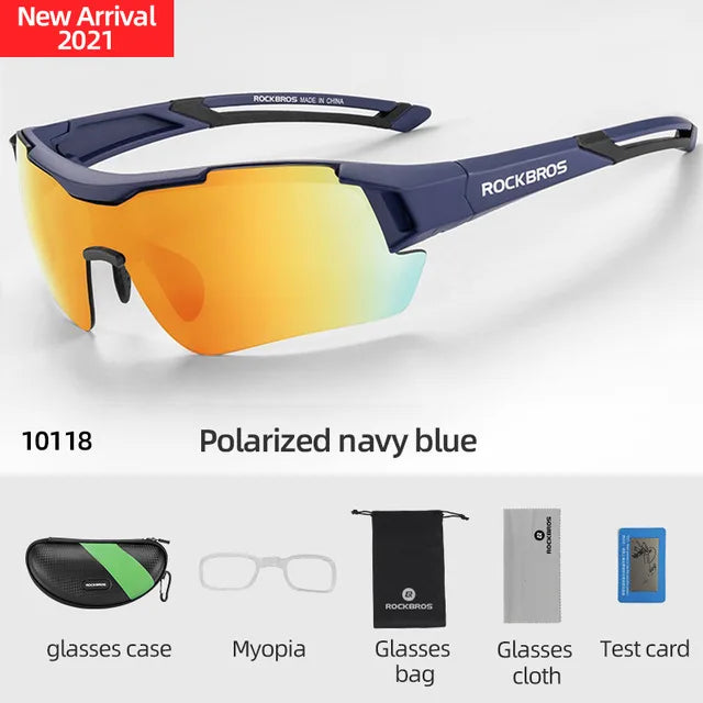 Rockbros Polarized Cycling Sunglasses With Uv400 Protection For Men Women