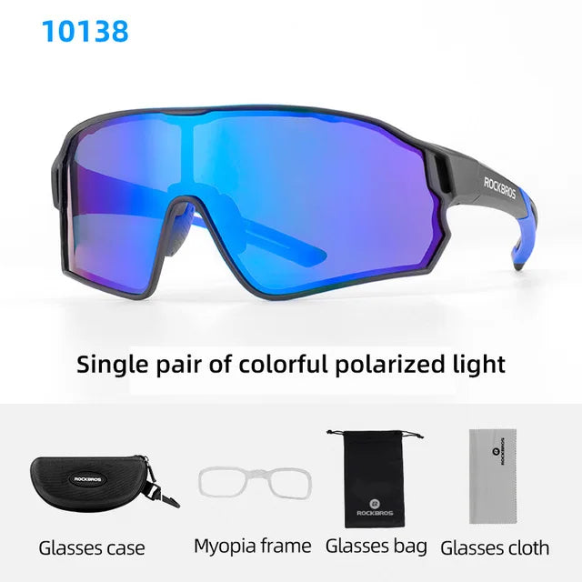 Rockbros Polarized Cycling Sunglasses With Uv400 Protection For Men Women