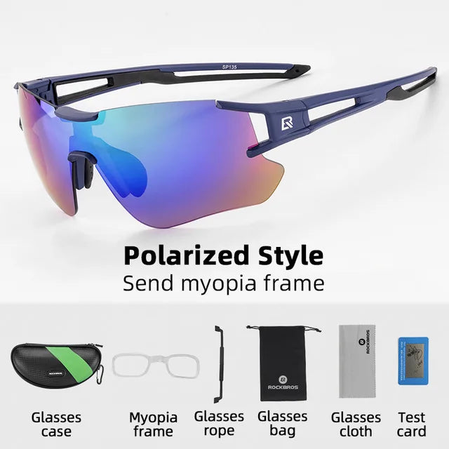 Rockbros Polarized Cycling Sunglasses With Uv400 Protection For Men Women