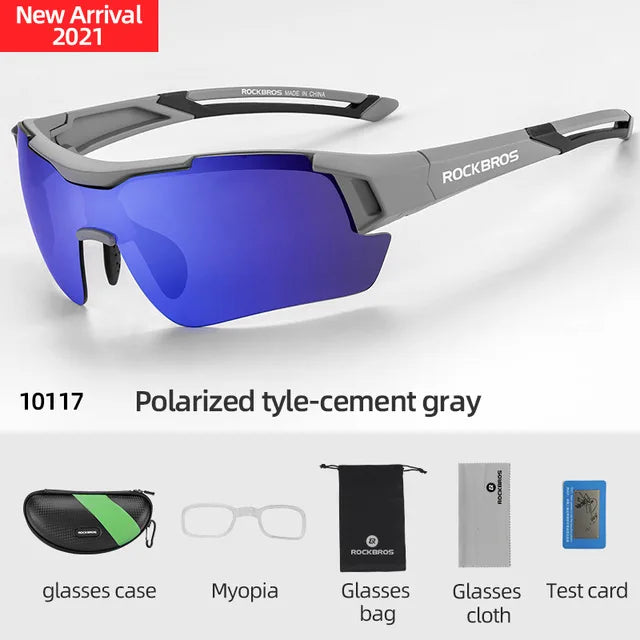 Rockbros Polarized Cycling Sunglasses With Uv400 Protection For Men Women
