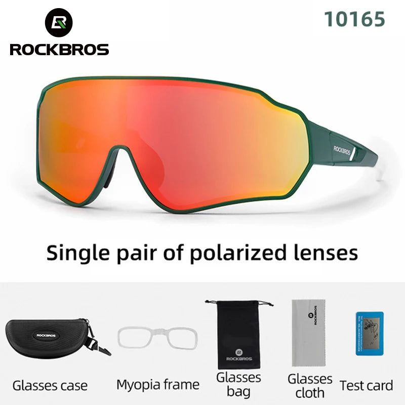 Rockbros Polarized Cycling Sunglasses With Uv400 Protection For Men Women